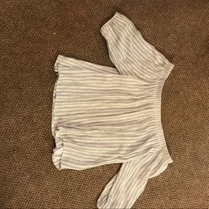 over the shoulder top